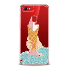 Lex Altern TPU Silicone Oppo Case Shark Ice Cream