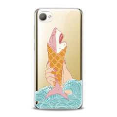 Lex Altern TPU Silicone HTC Case Shark Ice Cream