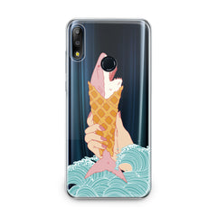 Lex Altern TPU Silicone Asus Zenfone Case Shark Ice Cream