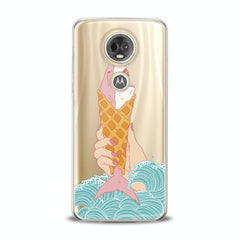 Lex Altern TPU Silicone Motorola Case Shark Ice Cream