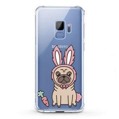 Lex Altern TPU Silicone Samsung Galaxy Case Pug Bunny Ears