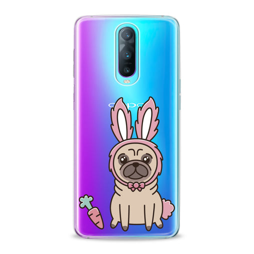 Lex Altern Pug Bunny Ears Oppo Case