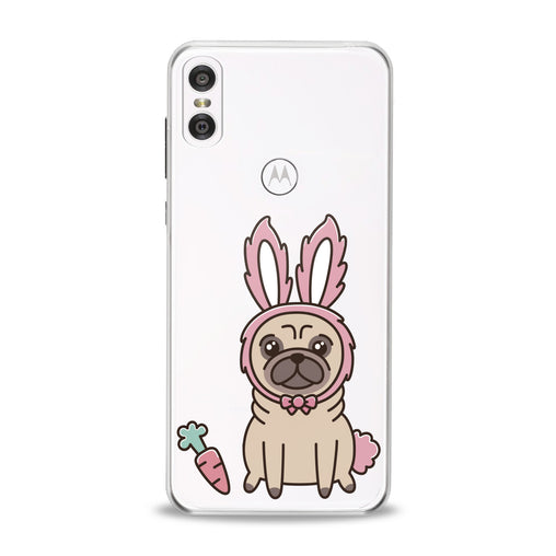 Lex Altern Pug Bunny Ears Motorola Case