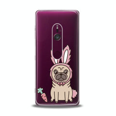 Lex Altern TPU Silicone Sony Xperia Case Pug Bunny Ears