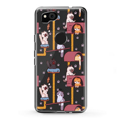 Lex Altern TPU Silicone Google Pixel Case Cranky Pussycats