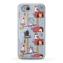 Lex Altern TPU Silicone Google Pixel Case Cranky Pussycats