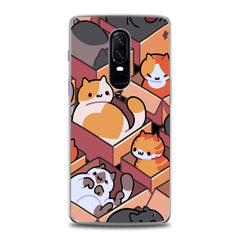 Lex Altern TPU Silicone OnePlus Case Cats in Boxes