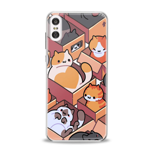 Lex Altern Cats in Boxes Motorola Case