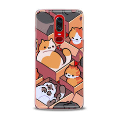 Lex Altern TPU Silicone OnePlus Case Cats in Boxes