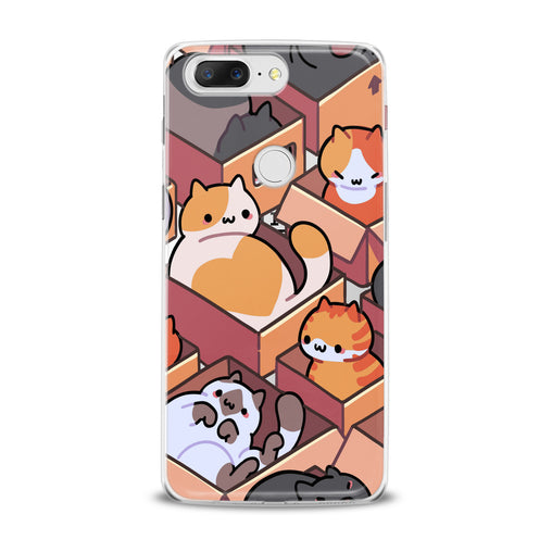 Lex Altern Cats in Boxes OnePlus Case