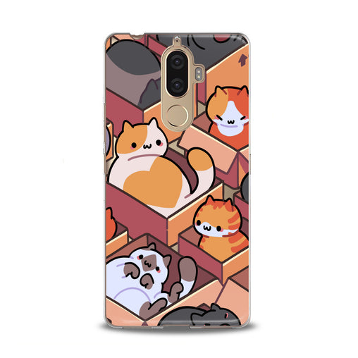 Lex Altern Cats in Boxes Lenovo Case