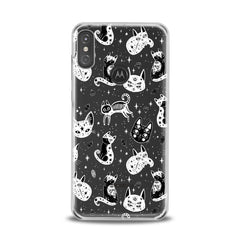 Lex Altern TPU Silicone Motorola Case Boho Kitty Skeletons