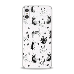 Lex Altern Boho Kitty Skeletons Motorola Case