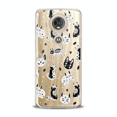 Lex Altern TPU Silicone Motorola Case Boho Kitty Skeletons