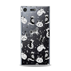 Lex Altern TPU Silicone Sony Xperia Case Boho Kitty Skeletons