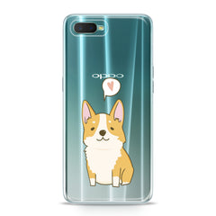 Lex Altern TPU Silicone Oppo Case Cute Baby Corgi