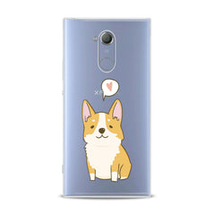 Lex Altern TPU Silicone Sony Xperia Case Cute Baby Corgi