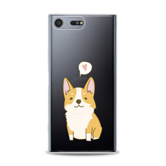 Lex Altern TPU Silicone Sony Xperia Case Cute Baby Corgi