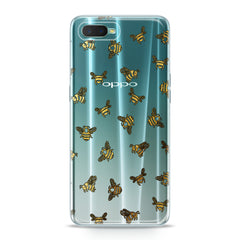 Lex Altern TPU Silicone Oppo Case Honeybee Pattern