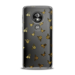 Lex Altern TPU Silicone Motorola Case Honeybee Pattern