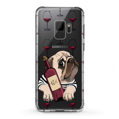 Lex Altern TPU Silicone Samsung Galaxy Case Wine Pug