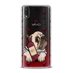 Lex Altern TPU Silicone VIVO Case Wine Pug