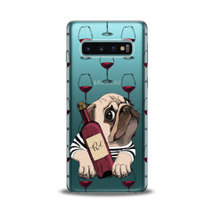 Lex Altern TPU Silicone Samsung Galaxy Case Wine Pug