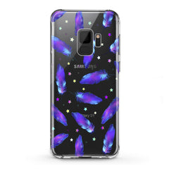 Lex Altern TPU Silicone Samsung Galaxy Case Magic Purple Feathers