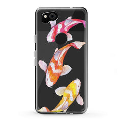 Lex Altern Google Pixel Case Colored Koi Fishes