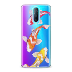 Lex Altern TPU Silicone Oppo Case Colored Koi Fishes