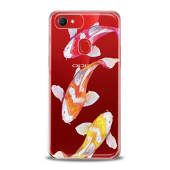 Lex Altern TPU Silicone Oppo Case Colored Koi Fishes