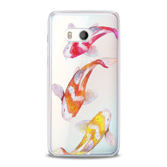 Lex Altern TPU Silicone HTC Case Colored Koi Fishes