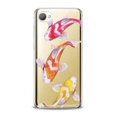 Lex Altern TPU Silicone HTC Case Colored Koi Fishes