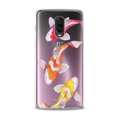 Lex Altern TPU Silicone OnePlus Case Colored Koi Fishes