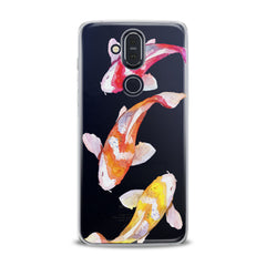 Lex Altern TPU Silicone Nokia Case Colored Koi Fishes