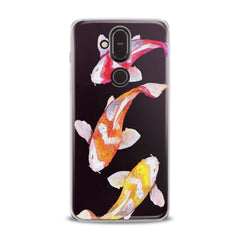 Lex Altern TPU Silicone Nokia Case Colored Koi Fishes