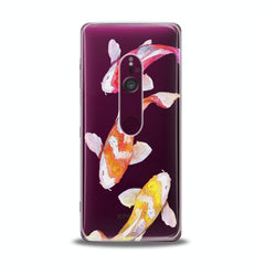 Lex Altern TPU Silicone Sony Xperia Case Colored Koi Fishes