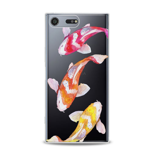 Lex Altern Colored Koi Fishes Sony Xperia Case