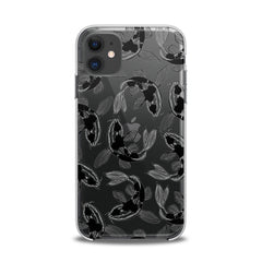 Lex Altern TPU Silicone iPhone Case Black Koi Fish