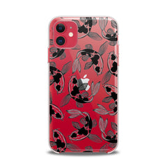 Lex Altern TPU Silicone iPhone Case Black Koi Fish