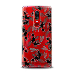 Lex Altern TPU Silicone OnePlus Case Black Koi Fish