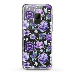 Lex Altern TPU Silicone Samsung Galaxy Case Floral Purple Beauty