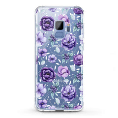 Lex Altern TPU Silicone Samsung Galaxy Case Floral Purple Beauty