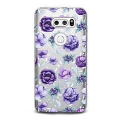 Lex Altern TPU Silicone LG Case Floral Purple Beauty