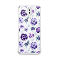 Lex Altern TPU Silicone Asus Zenfone Case Floral Purple Beauty