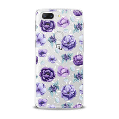 Lex Altern TPU Silicone OnePlus Case Floral Purple Beauty