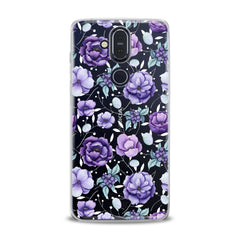 Lex Altern TPU Silicone Nokia Case Floral Purple Beauty