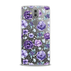 Lex Altern TPU Silicone Phone Case Floral Purple Beauty