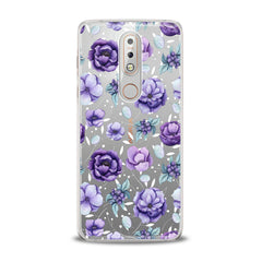 Lex Altern TPU Silicone Nokia Case Floral Purple Beauty