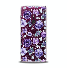 Lex Altern TPU Silicone Sony Xperia Case Floral Purple Beauty